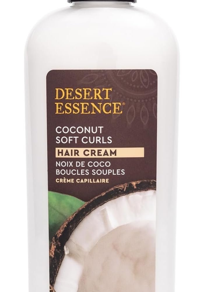 Desert Essence Coconut Shine Soft Curls Hair Cream 190 ml - Image 2