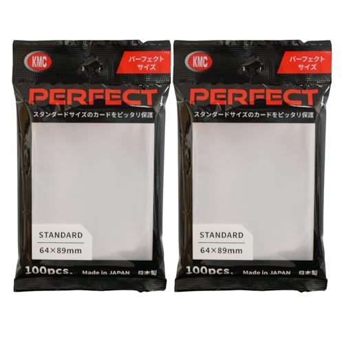 KMC 100 Pochettes Card Barrier Perfect Size Soft Sleeves 2 Pack Value Set ! - Image 1