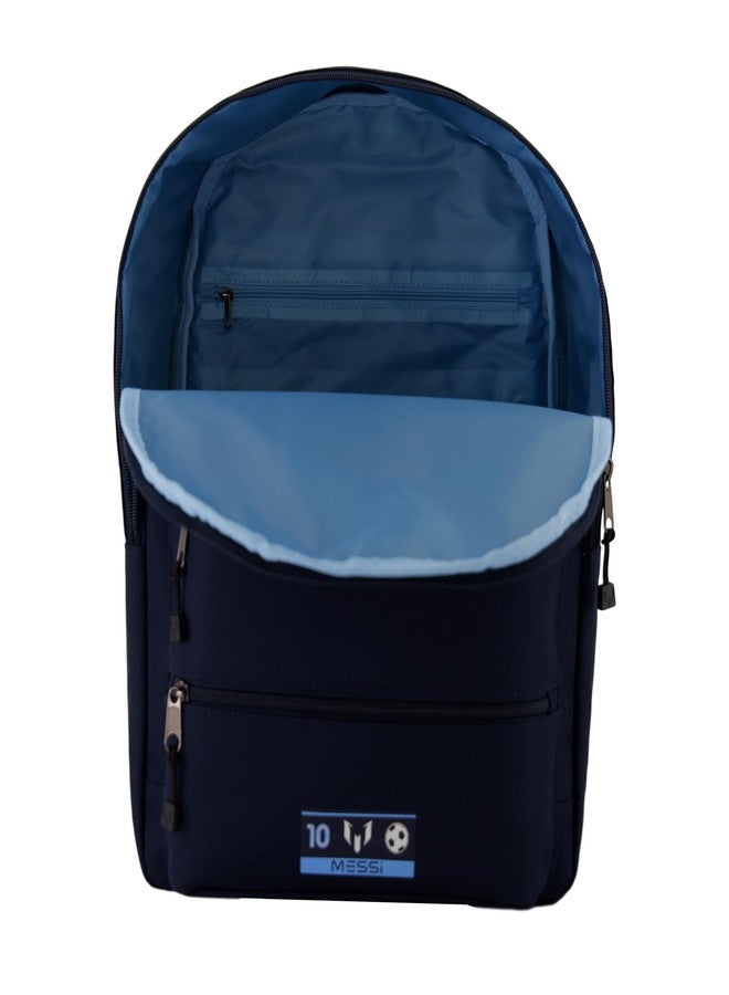 ميسي حقيبة ظهر بتصميم مستوحى من ميسي، حقيبة كتب مزودة بجيوب وأحزمة قابلة للتعديل - Image 3