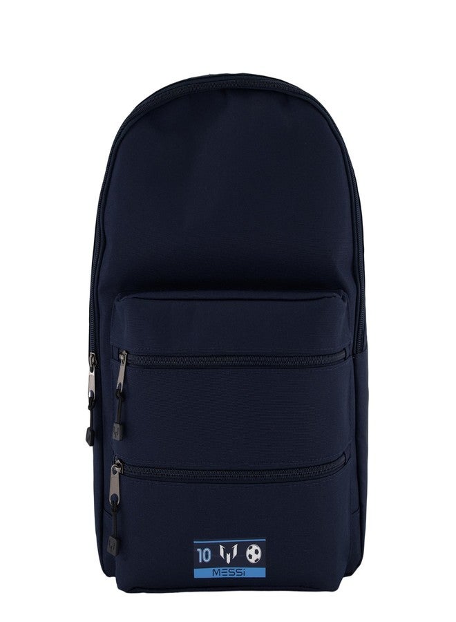 ميسي حقيبة ظهر بتصميم مستوحى من ميسي، حقيبة كتب مزودة بجيوب وأحزمة قابلة للتعديل - Image 1