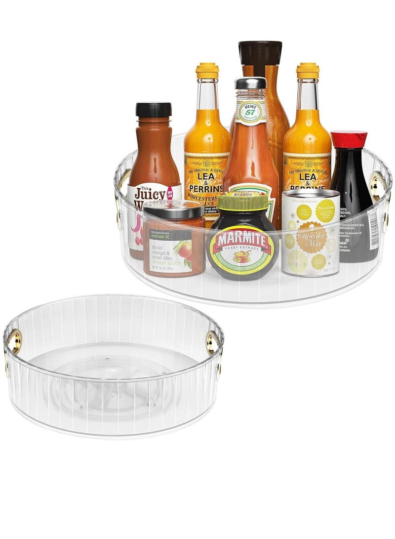 سكاي تاتش قطعة واحدة من منظم المطبخ القابل للدوران 360 درجة للمطبخ والخزانة والمخزن وأسطح العمل والثلاجة - Image 1