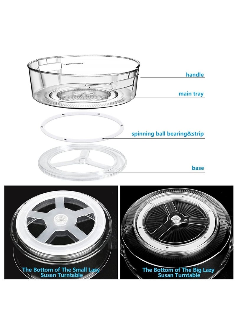 سكاي تاتش قطعة واحدة من منظم المطبخ القابل للدوران 360 درجة للمطبخ والخزانة والمخزن وأسطح العمل والثلاجة - Image 4