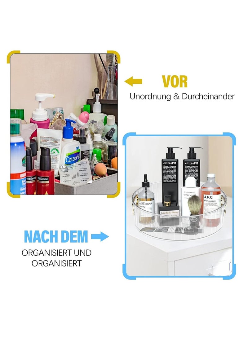 سكاي تاتش قطعة واحدة من منظم المطبخ القابل للدوران 360 درجة للمطبخ والخزانة والمخزن وأسطح العمل والثلاجة - Image 2