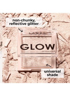 LAMEL Glow Highlighter: Face Make Up & Contour Palette In Deep, Vibrant Colors - Natural Shimmer - Compact Size & Perfect For Travel - Cruelty Free - 3.8Gr/0.13 Oz 401 (Luna)  - Image 2