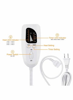 SYOSI SYOSI Heating Pad - Electric Heating Pads - Hot Heated Pad for Back Pain Muscle Pain Relieve - Dry & Moist Heat Therapy Option - Auto Shut Off Function  - Image 5