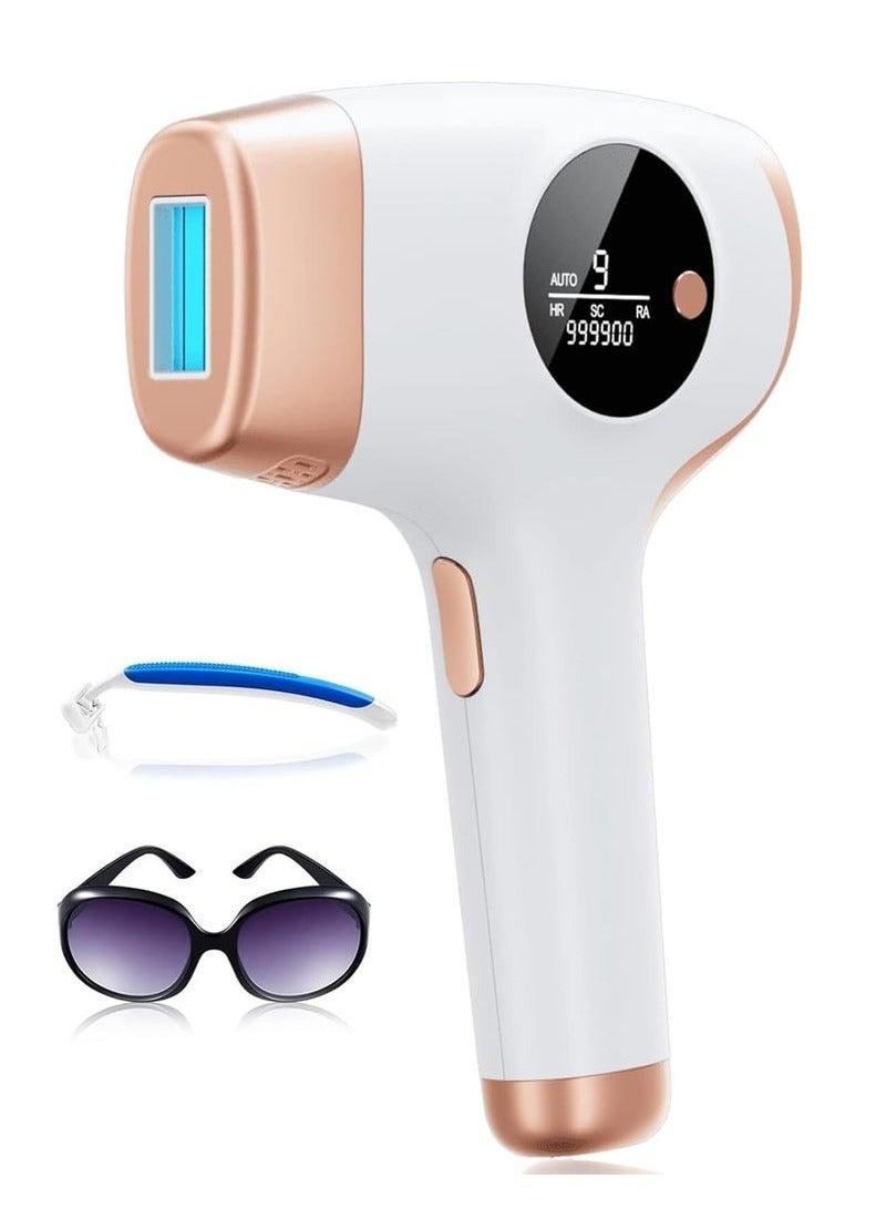 جهاز إزالة الشعر الكهربائي، جهاز إزالة الشعر المنزلي بدون ألم عند نقطة التجمد، لإزالة شعر الوجه والجسم بالكامل بشكل دائم - Image 1