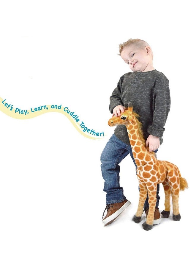 Tickles Tickles Jafari Giraffe Soft Stuffed Plush Animal Toy for Kids Boys & Girls Birthday Gift (Color: Brown; Size: 40 cm)  - Image 5