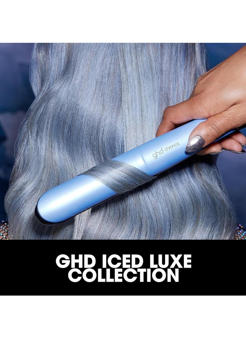 ghd ghd Chronos Styler ―1" Hair Straightener | Holiday Limited Edition ICY Blue | 3X Faster, High-Definition Results That Last 24hrs | 85% More Shine, 2X Less Frizz & No Heat Damage  - Image 2