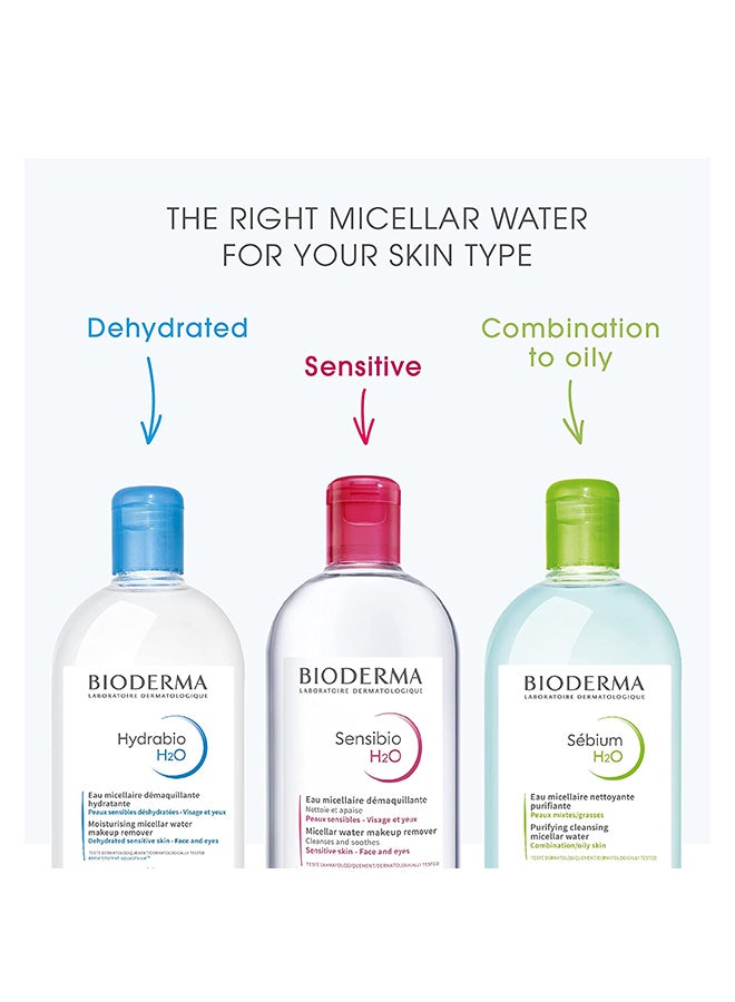 Bioderma Sensibio H2O Soothing Micellar Cleansing Water Clear 500ml - Image 4