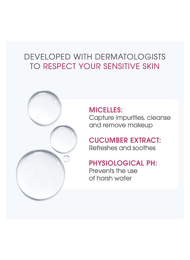 Bioderma Sensibio H2O Soothing Micellar Cleansing Water Clear 500ml - Image 3
