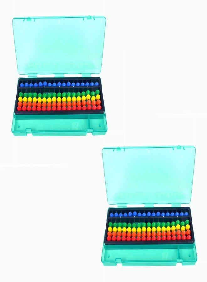 Djuize Abacus 17 Rod Multicolor with Box -2|Student Math Learning Tool for Kids|Brain Development Counting Frame for Mental Calculations & Problem Solving|Soroban for Concentration & Focus|Abacus - Image 1