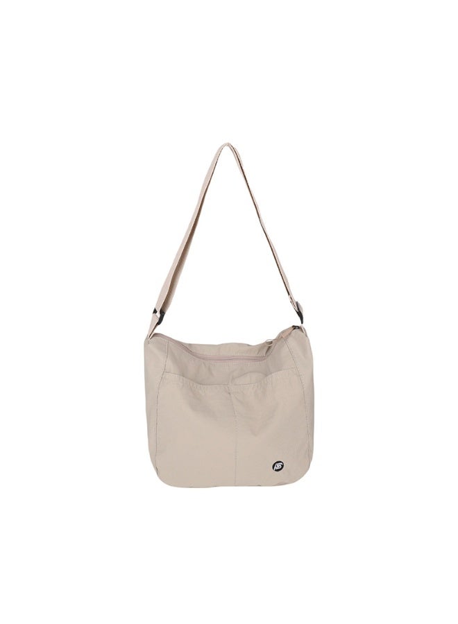 Solid Color Waterproof Nylon Crossbody Bag, Large Capacity Shoulder Bag for Women, Students, and Daily Commute - Image 1