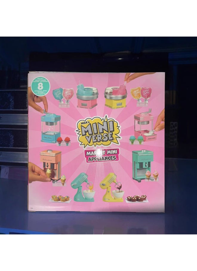 Generic - Miniverse Mini Home Appliance Ball Series Second Generation Cotton Candy Machine Shaved Ice Cake Ice Cream Machine Miniature Toy-Color:[coffee Coffee Machine Ball] 1 Random Style - Image 1