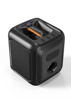 F&D F&d Pa100 40W Bluetooth Party Speaker With 14 Hours Play Time, Multicolor light , Supporting Bluetooth ,USB , Aux , Wireless Mic , Built-in rechargeable battery , Wireless mic  - Image 5
