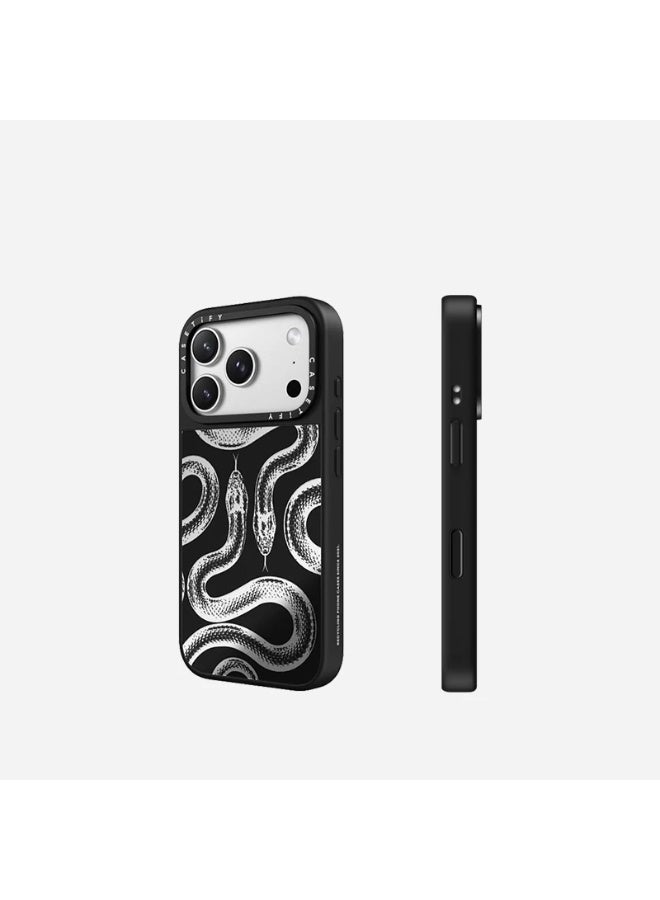 Casetify Official Authorized Black Snake Mirror Case for iPhone 17 Pro Max, Premium Shockproof Protective Phone Cover - Image 2