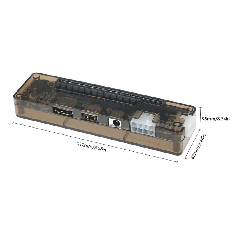Video Card Graphics Dock: Grey With Multistage Anti Interference Circuit - Data Line Reinforcement Independent Graphics Dock For Enhanced System Power Supply - Image 4