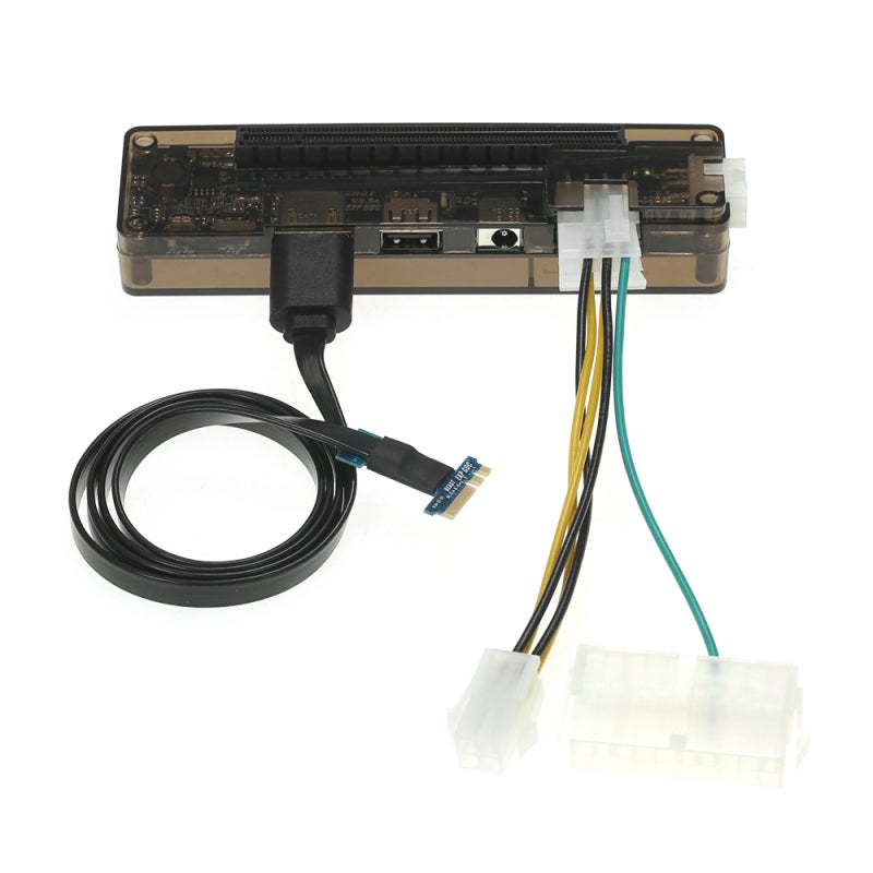 Video Card Graphics Dock: Grey With Multistage Anti Interference Circuit - Data Line Reinforcement Independent Graphics Dock For Enhanced System Power Supply - Image 1