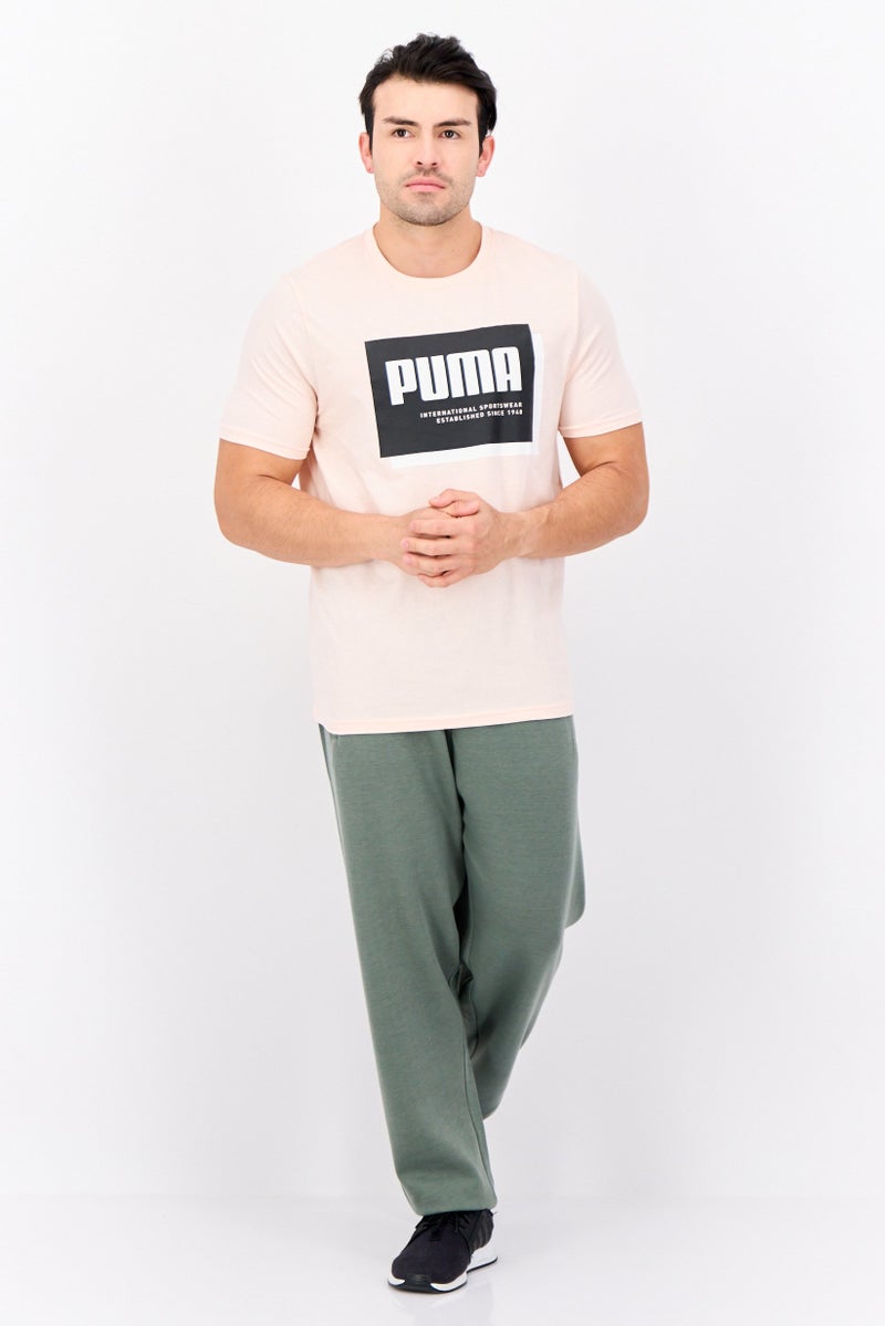 PUMA Men Sportswear Fit Short Sleeve Outdoor T-Shit, Pink - Image 4