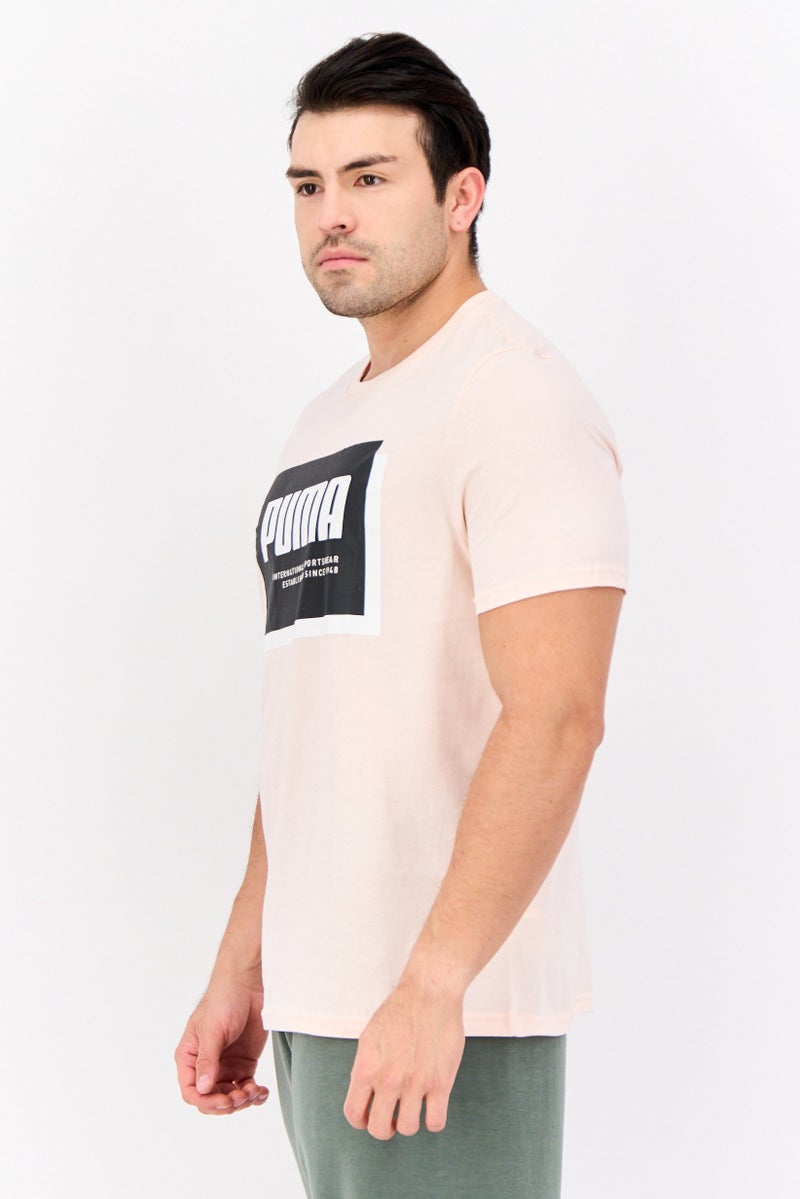 PUMA Men Sportswear Fit Short Sleeve Outdoor T-Shit, Pink - Image 2