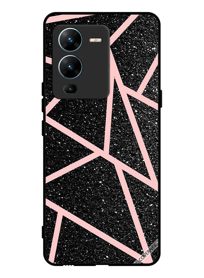 Covernex Protective Case Cover For vivo V25 Pro Glitters & Paths Pattern - Image 1