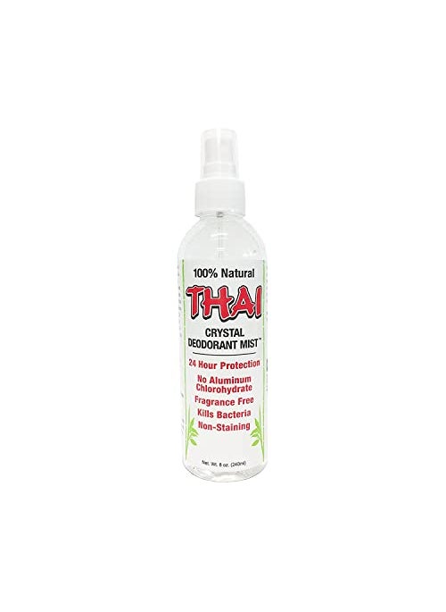 Thai Deodorant Stone - THAI Natural Crystal Deodorant Mist Spray 8 Ounce Pack of 1 - Image 1
