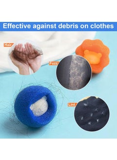SUNBEET SUNBEET Hair Catcher for Washing Machine Pack of 6 Washing Balls Reusable Nylon Laundry Balls Lint Balls for Washing Machine Washing Machine Ball for Removing Pet Hair Lint Dog Hair Pack Of 6  - Image 3