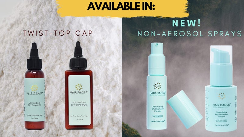 Hair Dance Dry Shampoo Volume Powder | Natural & Organic Ingredients | Non-Aerosol | Made in USA | Talc & Corn Free | For Blonde and Dark Hair | Lavender Oil Scented | 1 Ounce - Image 3