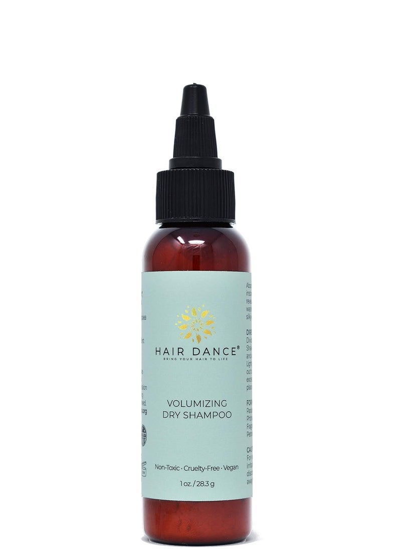 Hair Dance - Dry Shampoo Volume Powder | Natural & Organic Ingredients | Non-Aerosol | Made in USA | Talc & Corn Free | For Blonde and Dark Hair | Lavender Oil Scented | 1 Ounce - Image 1