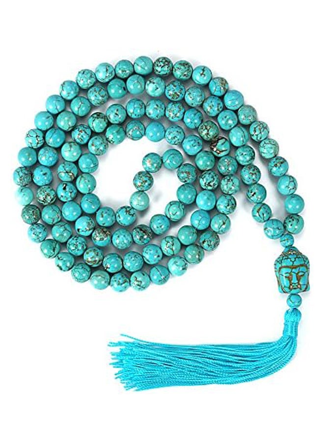 108 Mala Beads 8mm Natural Bracelet Healing Gemstone Yoga Meditation Hand Knotted Mala Prayer Bead Necklace  - Image 2