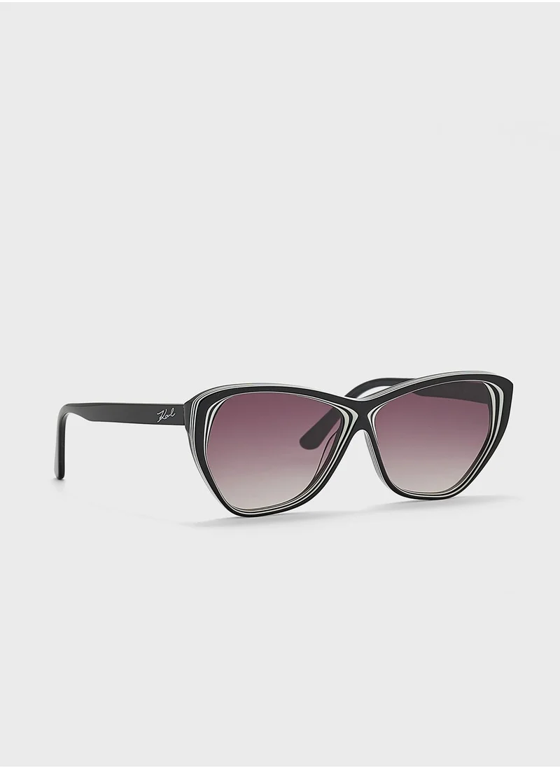 Karl Lagerfeld Cat Eye Shape Sunglasses