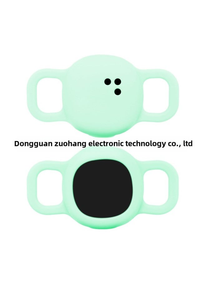 Generic - Suitable For 2024tile Sticker Silicone Protective Case Pet Anti-lost Tracker Protective Case-Color:Dark Green-Applicable Models:Small Size: 15mm - Image 1