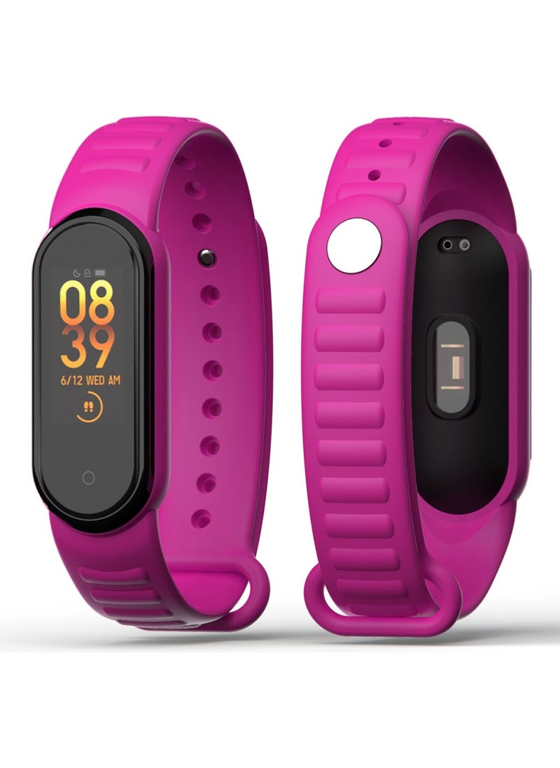 APEXEL Xiaomi Mi Band 5/6 Compatible Loop Patterned Silicone Band 