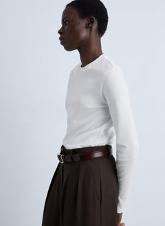MANGO Thin Round-Neck T-Shirt  - Image 3