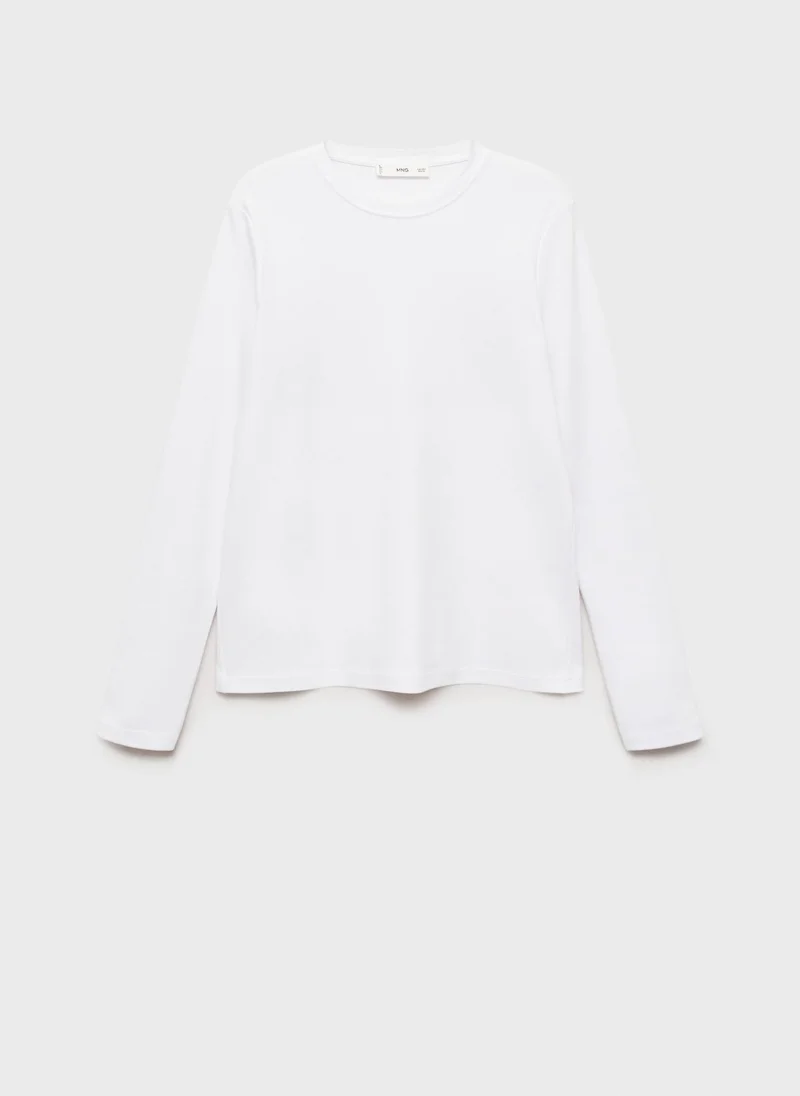 MANGO Thin Round-Neck T-Shirt