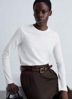MANGO Thin Round-Neck T-Shirt  - Image 1