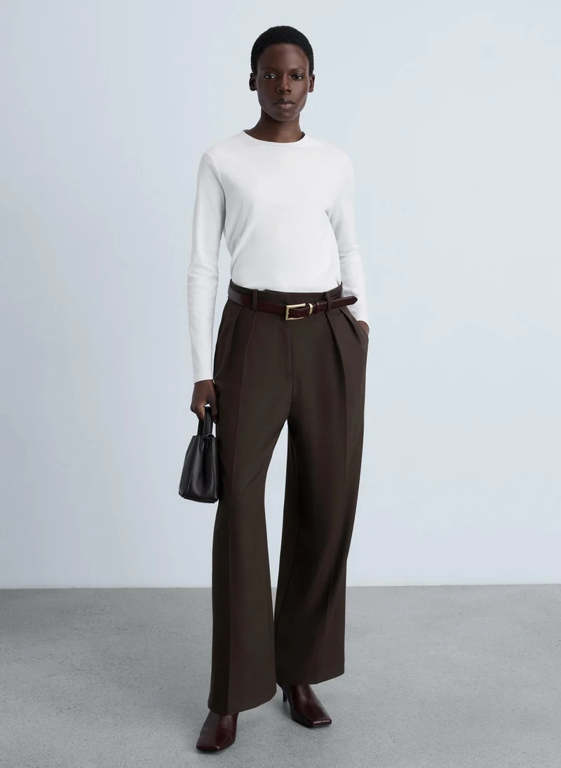 MANGO Thin Round-Neck T-Shirt