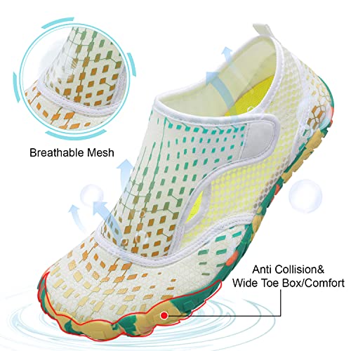 Centipede Demon Womens and Mens Water Shoes Thicken Soles Breathable Swim Shoes Cozy Barefoot Athletic Aqua Socks for Beach Pool Diving Hiking Outdoor Water Sports 8 Women/6.5 Men - Image 2