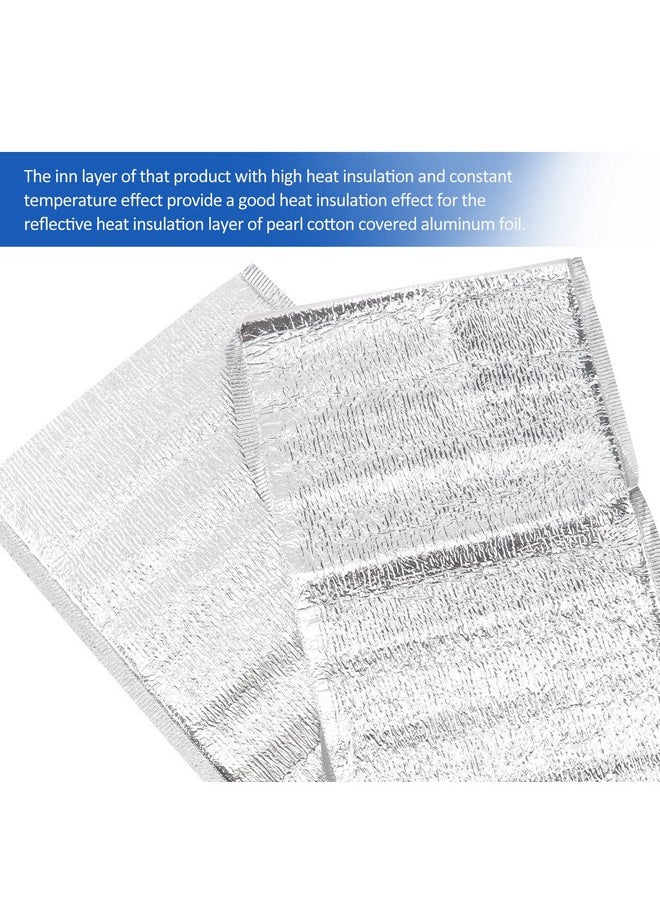 Hemoton - 20Pack Foil Insulated Box Liners Insulated Shipping Boxes Containers Thermal Box Liners For Frozen And Hot Food, Insulation Bags Leakproof Cold Shipping Boxes For Frozen Fish, Meat 7.8X11.8 Inches - Image 1