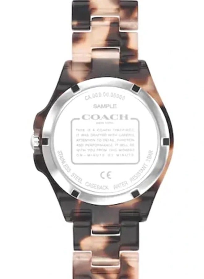 COACH Women's Analog Round Shape Alloy Wrist Watch 14503822 38 Mm - Image 3