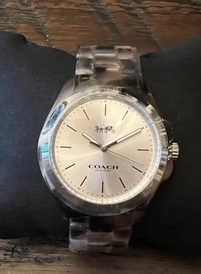 COACH Women's Analog Round Shape Alloy Wrist Watch 14503822 38 Mm - Image 5