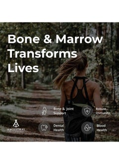 Ancestral Supplements Grass Fed Beef Bone and Marrow Supplement, 3000mg, Skin, Oral Health, and Joint Support Supplement Promotes Whole-Body Wellness, Non-GMO Whole Bone Extract, 180 Capsules  - Image 3