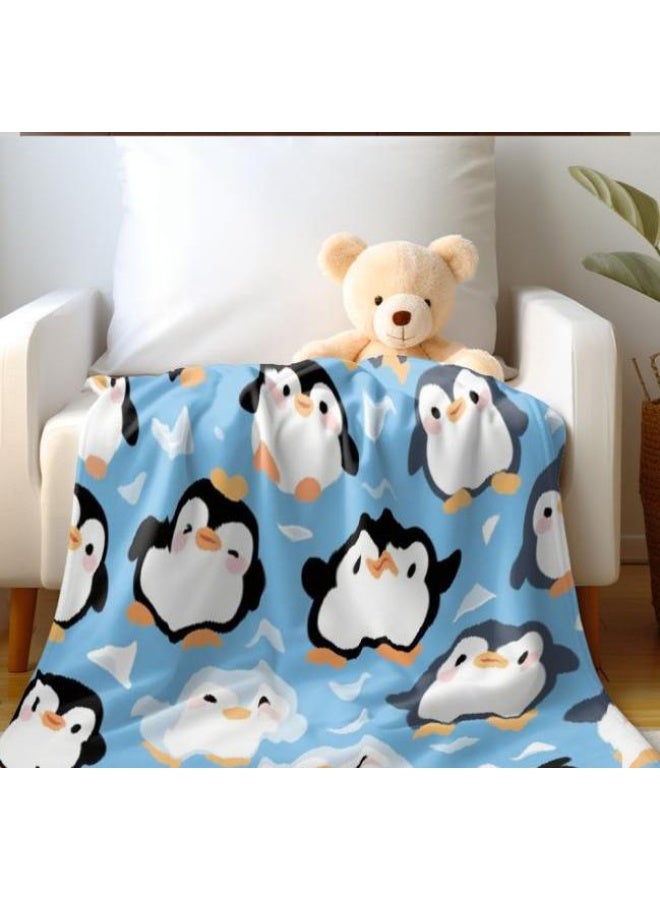 general Baby and children's cartoon flannel thin blanket (warm and comfortable, suitable for sleep, game use) 70cm*100cm - Image 2