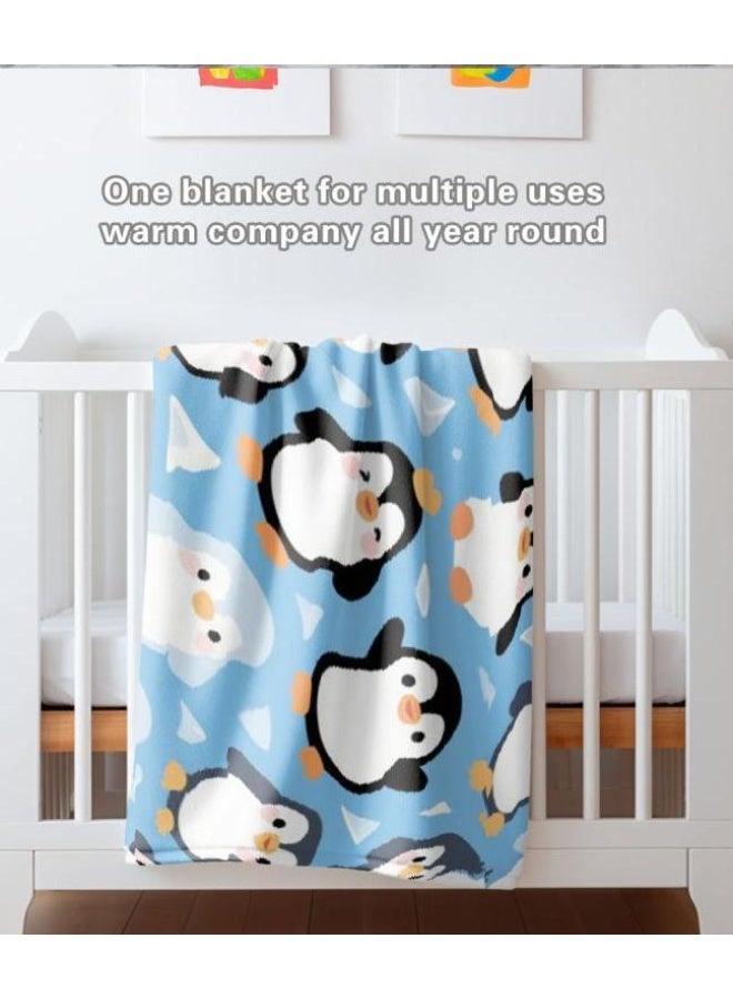general Baby and children's cartoon flannel thin blanket (warm and comfortable, suitable for sleep, game use) 70cm*100cm - Image 1