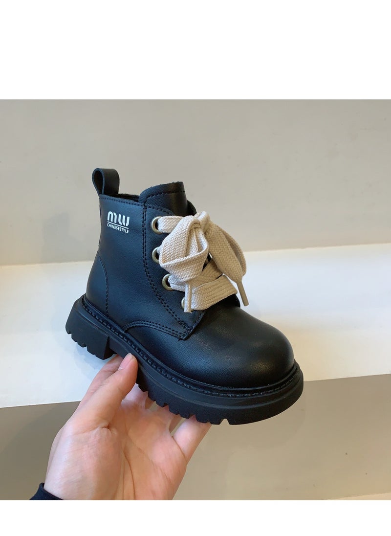 Generic Children's Yellow Boots, Martin Boots, Fashionable And Personalized Short Boots  - Image 1