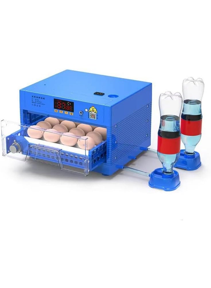 Neo Classic 24 Egg Drawer Type Dual Power Automatic Egg Incubator - Blue 002 - Image 1