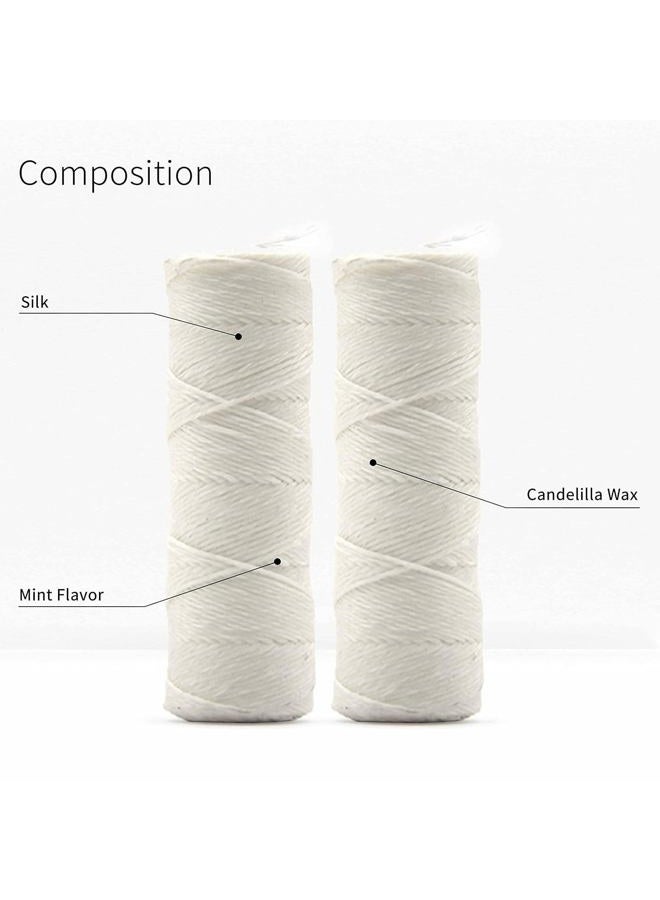 Bambaw Refill Silk Dental Floss | Natural Dental Tape | Plastic Free Dental Floss | Eco Floss | Stainless Steel | Zero Waste Floss | Mint | 100m (Pack of 1) - Image 3