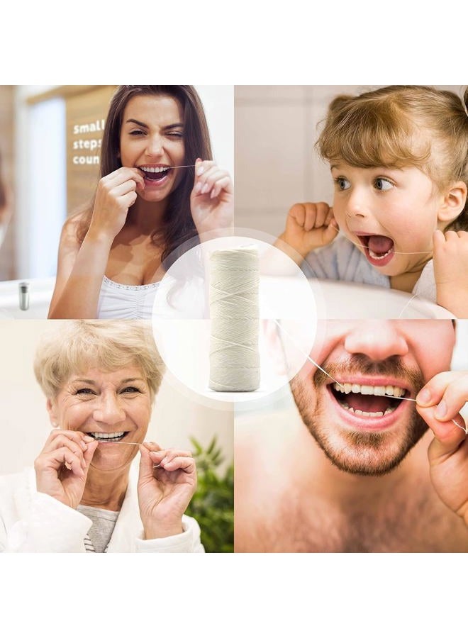 Bambaw Refill Silk Dental Floss | Natural Dental Tape | Plastic Free Dental Floss | Eco Floss | Stainless Steel | Zero Waste Floss | Mint | 100m (Pack of 1) - Image 5