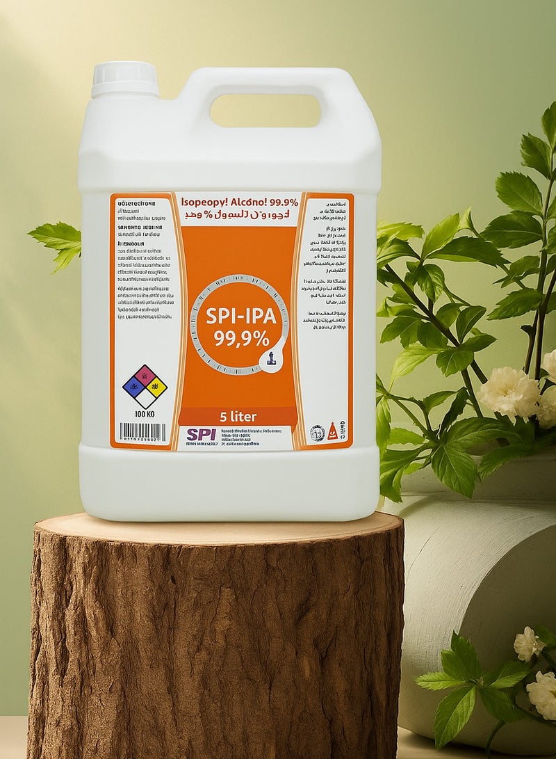 SPI SPI-IPA 99.9% Isopropyl Alcohol Solution (5 Liters )  - Image 2