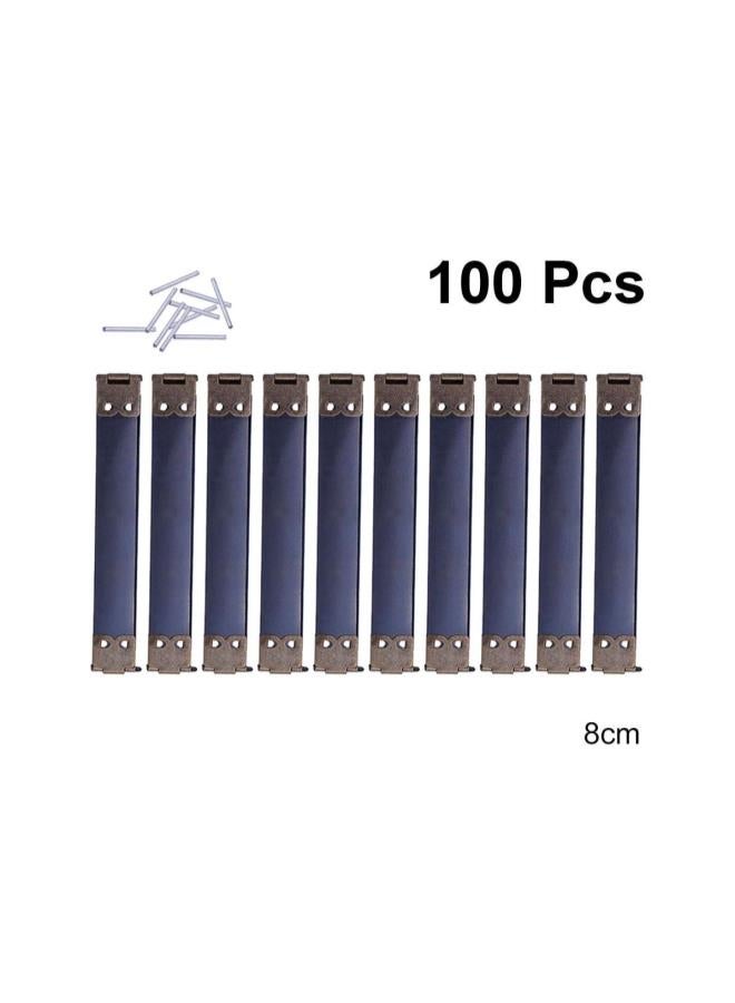 klarako 100PCS Kiss Clasp Bulk Metal Internal Flex Frames Purse Frame Coin Handbag Hinges for Clasp Coin Purse  - Image 4