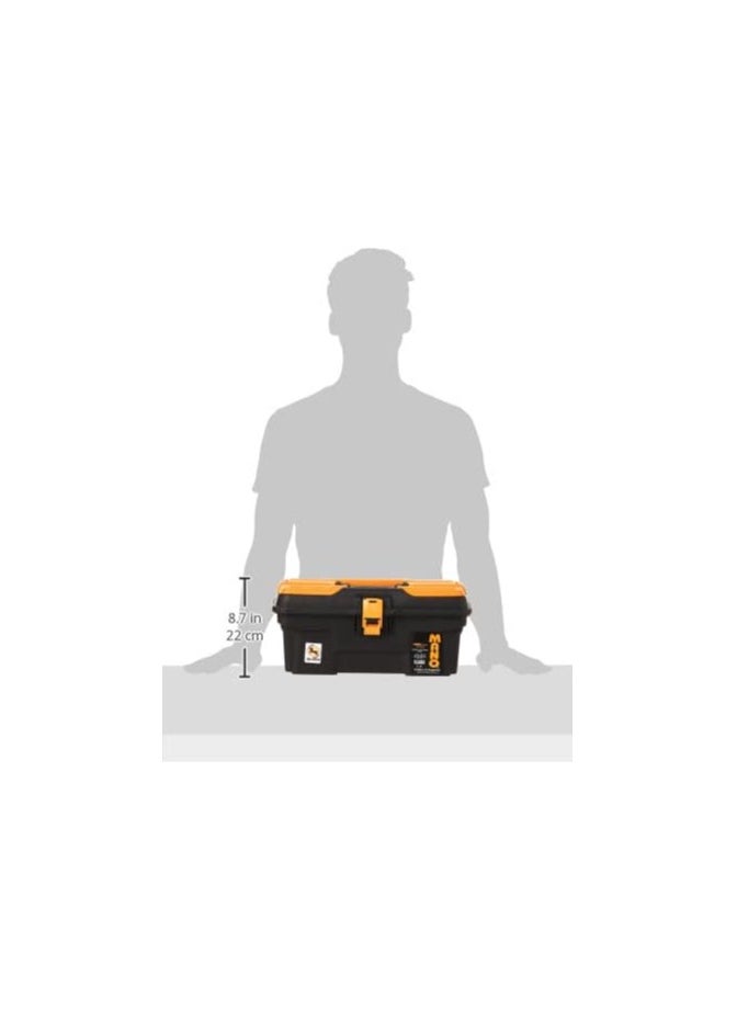 MANO CLASSIC TOOLBOXES WITH FLAT LID 16" - 410mm*209mm*195mm, Polypropylene  - Image 5